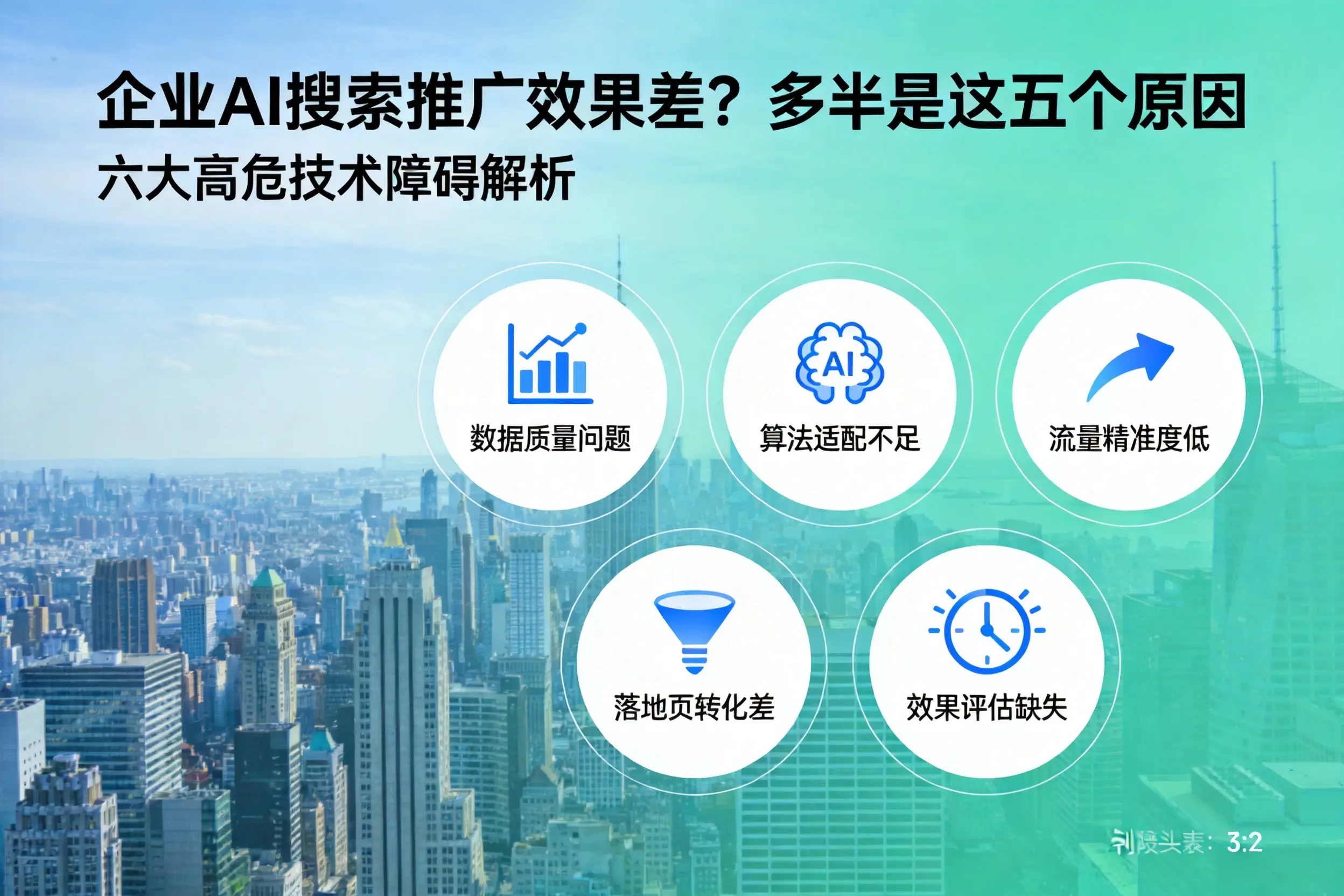清河门企业AI搜索推广效果差?多半是这五个原因